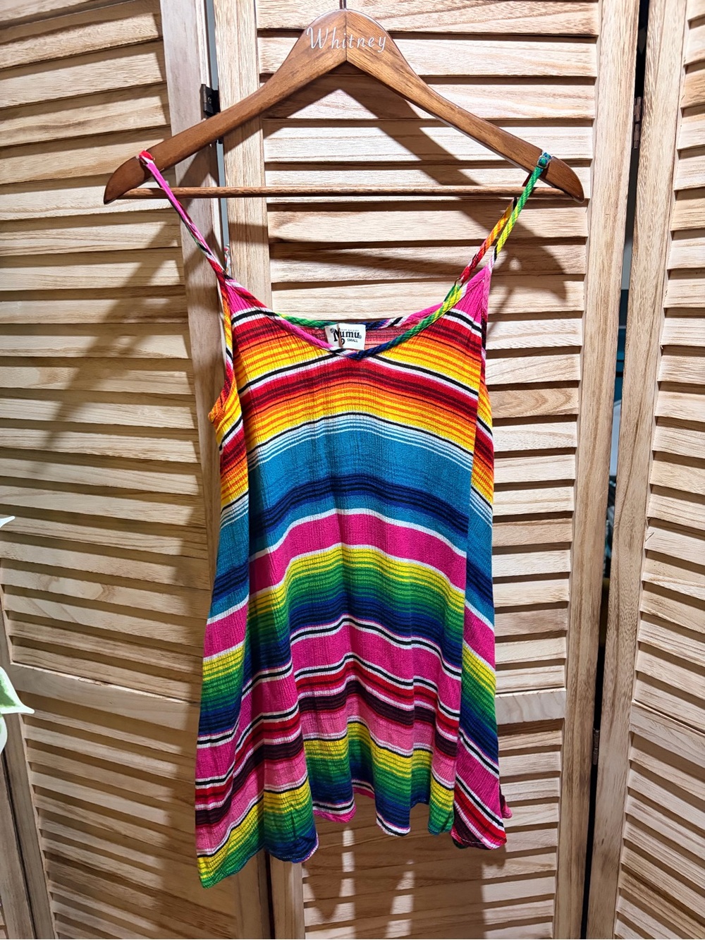 Vibrant Multicolor Striped Tank Top